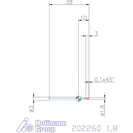 Garant VHM mini-maró 1,8 mm