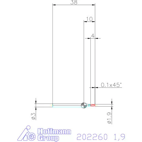 Garant VHM mini-maró 1,9 mm