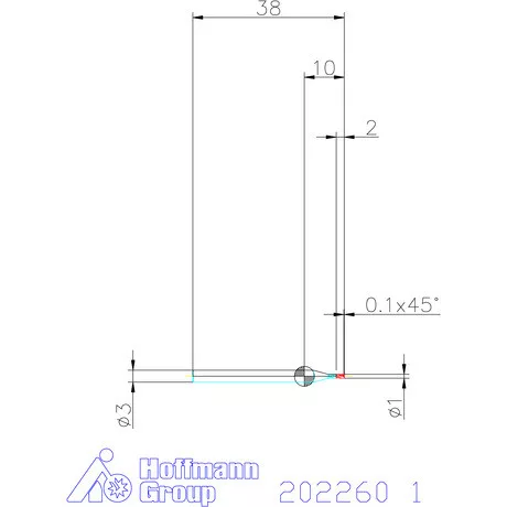 Garant VHM mini-maró 1 mm
