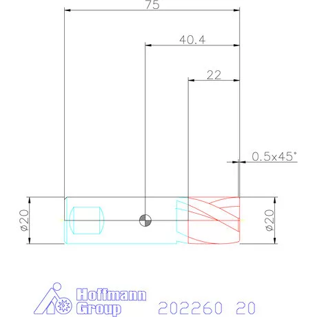 Garant VHM mini-maró 20 mm