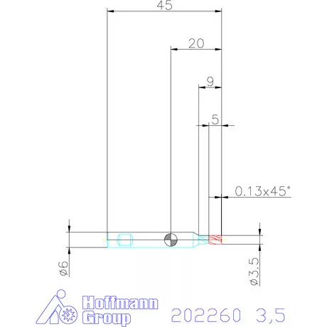 Garant VHM mini-maró 3,5 mm