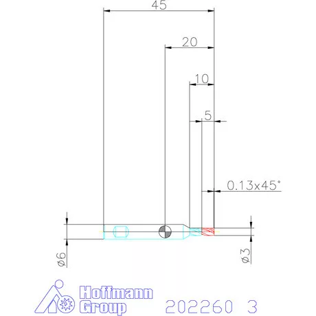 Garant VHM mini-maró 3 mm