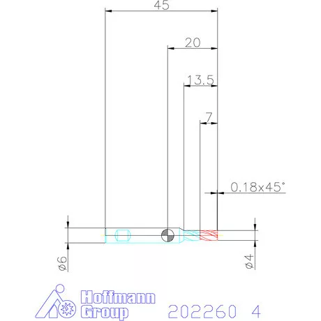 Garant VHM mini-maró 4 mm