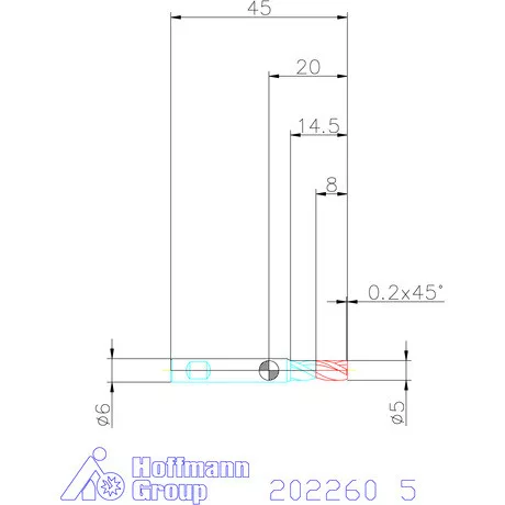 Garant VHM mini-maró 5 mm