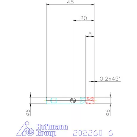 Garant VHM mini-maró 6 mm
