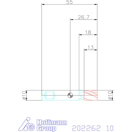 Holex VHM mini-maró 10 mm