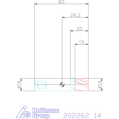 Holex VHM mini-maró 14 mm