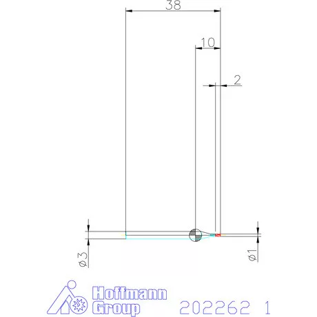 Holex VHM mini-maró 1 mm