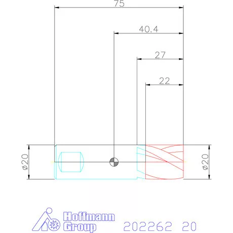 Holex VHM mini-maró 20 mm