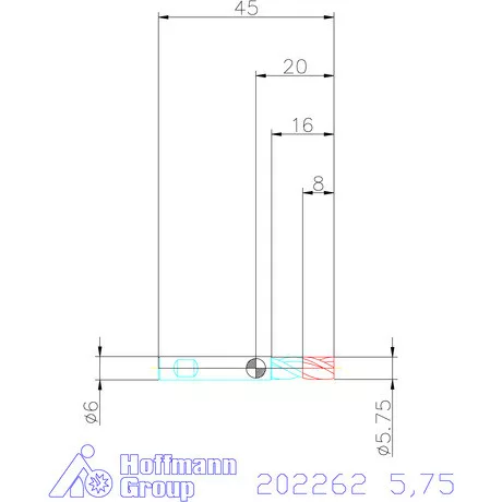 Holex VHM mini-maró 5,75 mm