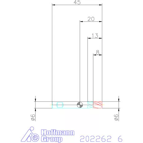 Holex VHM mini-maró 6 mm