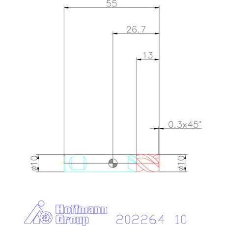 Garant VHM mini-maró 10 mm