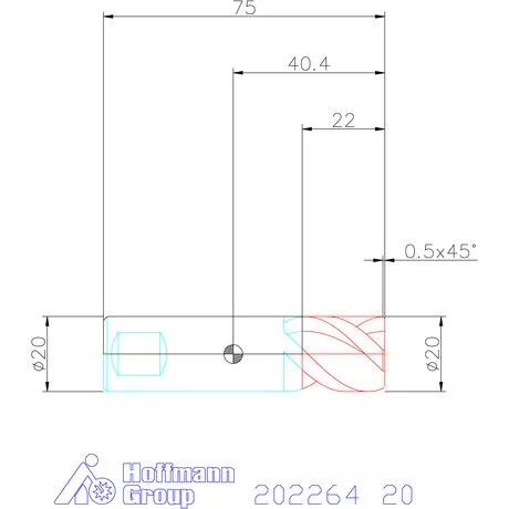Garant VHM mini-maró 20 mm