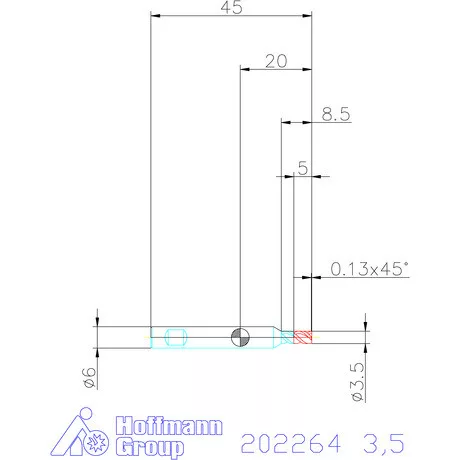 Garant VHM mini-maró 3,5 mm