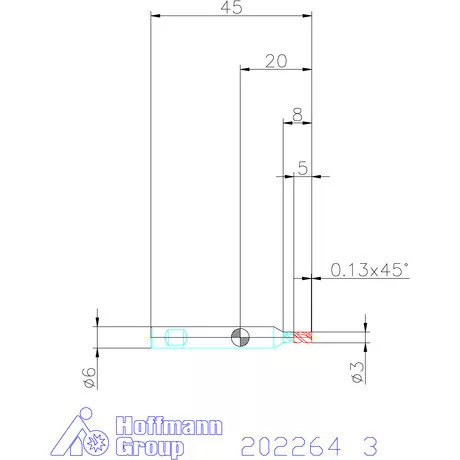 Garant VHM mini-maró 3 mm