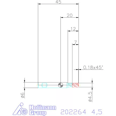 Garant VHM mini-maró 4,5 mm