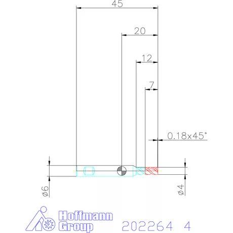 Garant VHM mini-maró 4 mm