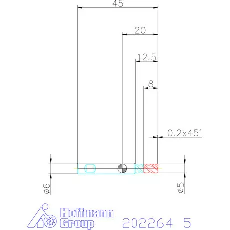 Garant VHM mini-maró 5 mm