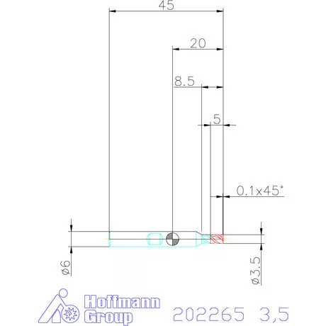 Garant VHM mini maró 3,5 mm