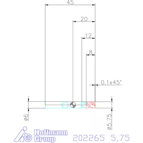 Garant VHM mini maró 5,75 mm