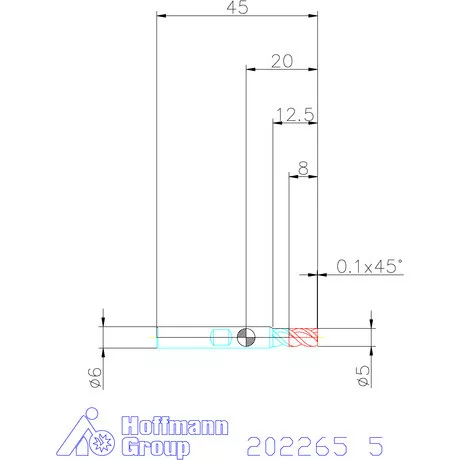 Garant VHM mini maró 5 mm
