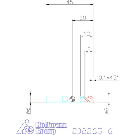 Garant VHM mini maró 6 mm