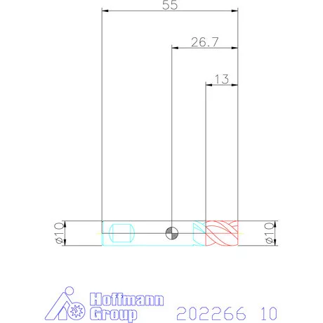 Holex VHM mini-maró 10 mm