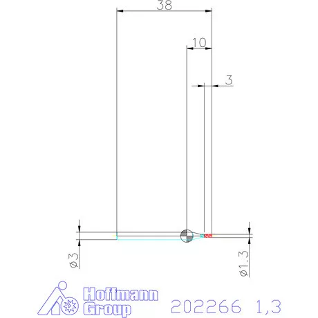 Holex VHM mini-maró 1,3 mm