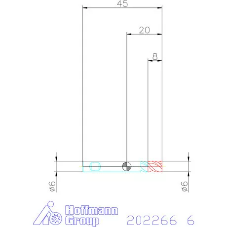 Holex VHM mini-maró 6 mm