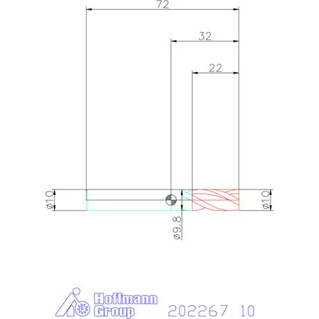 Garant VHM maró 10 mm