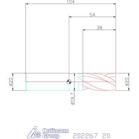 Garant VHM maró 20 mm