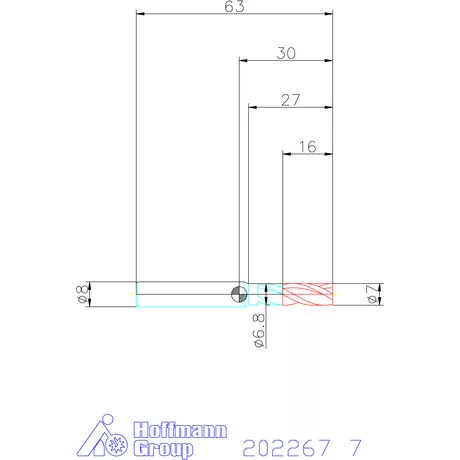 Garant VHM maró 7 mm