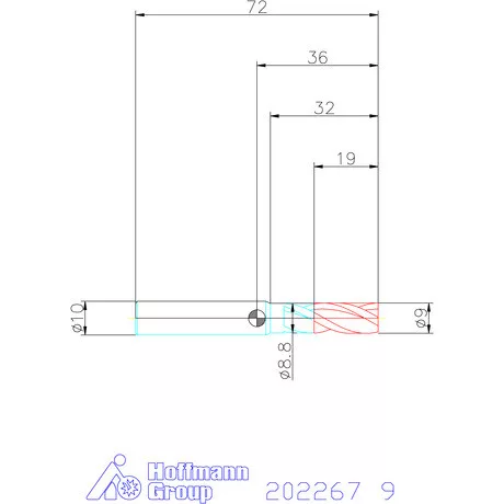 Garant VHM maró 9 mm