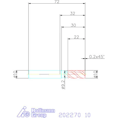 Garant VHM maró MTC 10 mm