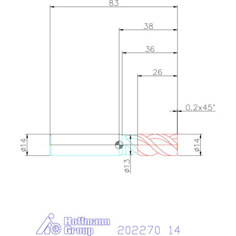 Garant VHM maró MTC 14 mm