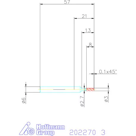 Garant VHM maró MTC 3 mm