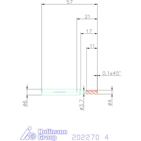 Garant VHM maró MTC 4 mm