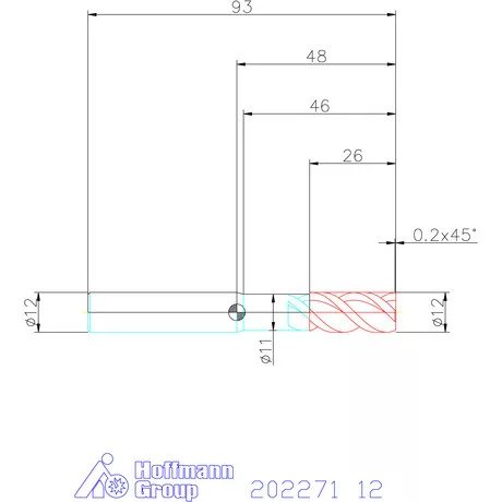 Garant VHM maró MTC 12 mm