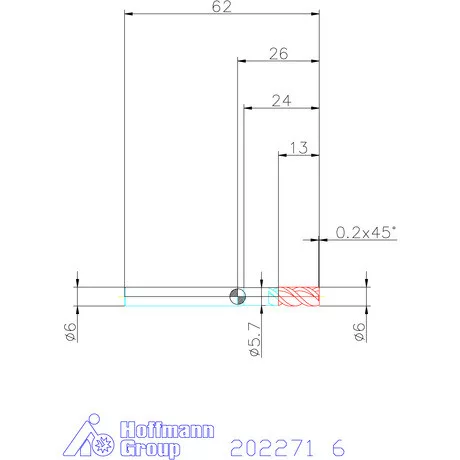 Garant VHM maró MTC 6 mm