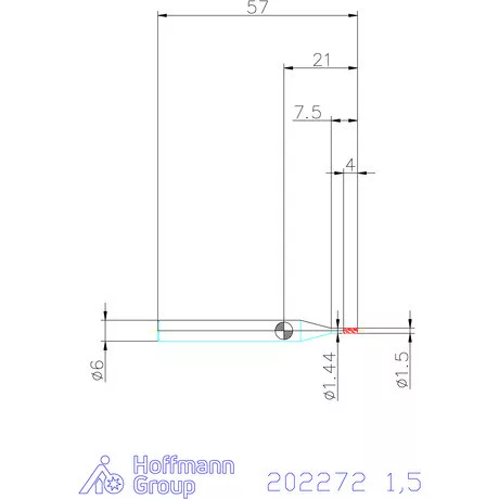 Garant VHM maró MTC 1,5 mm