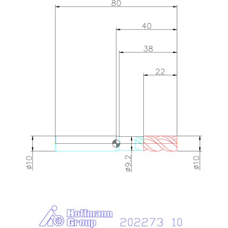Garant VHM maró MTC 10 mm