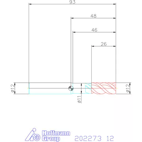 Garant VHM maró MTC 12 mm