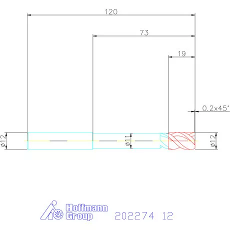 Garant VHM maró MTC 12 mm