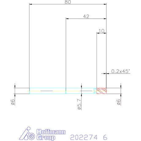 Garant VHM maró MTC 6 mm