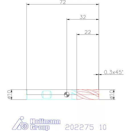 Holex VHM maró 10 mm