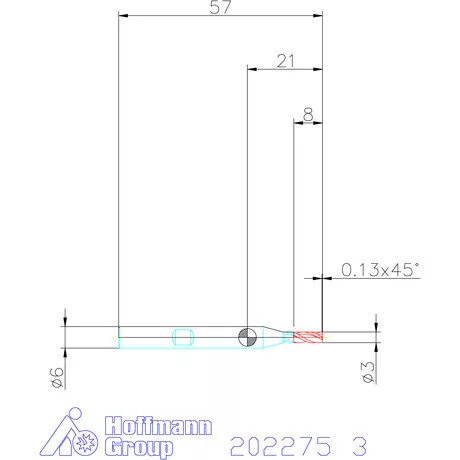 Holex VHM maró 3 mm