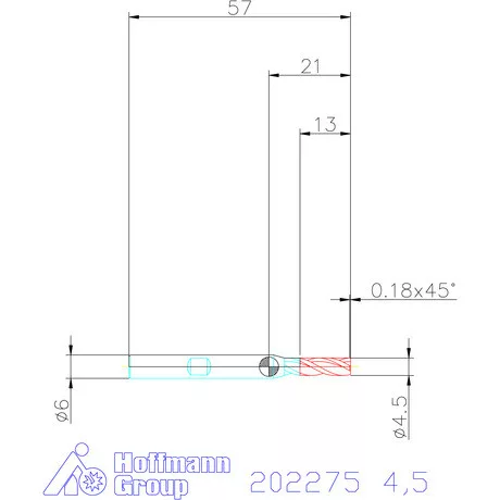 Holex VHM maró 4,5 mm