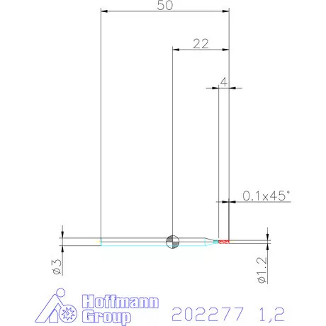 Holex VHM maró 1,2 mm