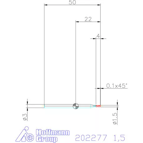 Holex VHM maró 1,5 mm