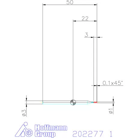 Holex VHM maró 1 mm